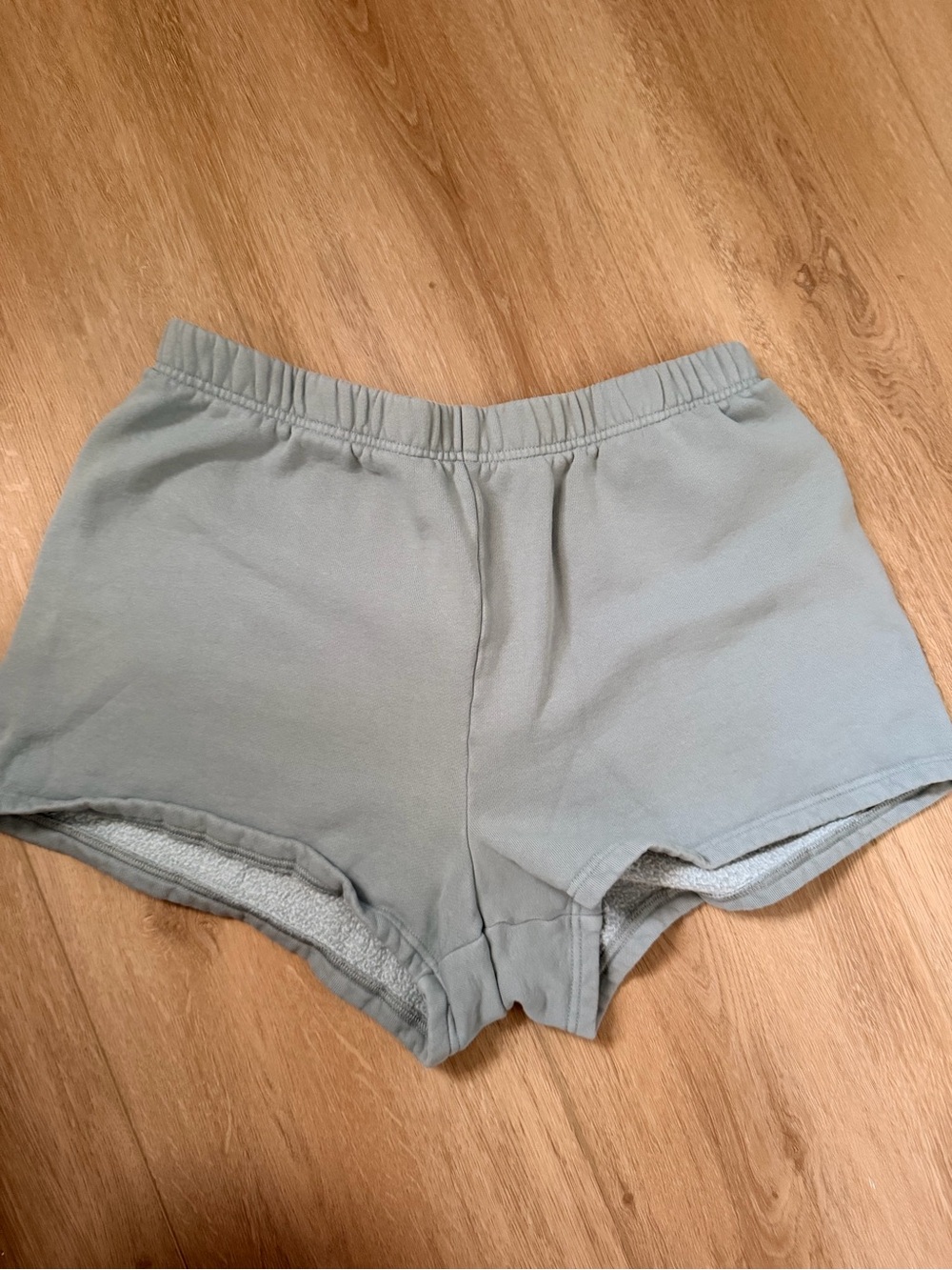 TNA Sage Green Elastic-Waist Athletic Shorts